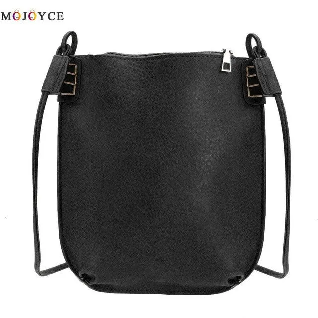 2017 Vintage Women Messenger Bag Ladies Small Bucket Women's Handbags Leather Crossbody Bags for Women Shoulder Bag Bolso