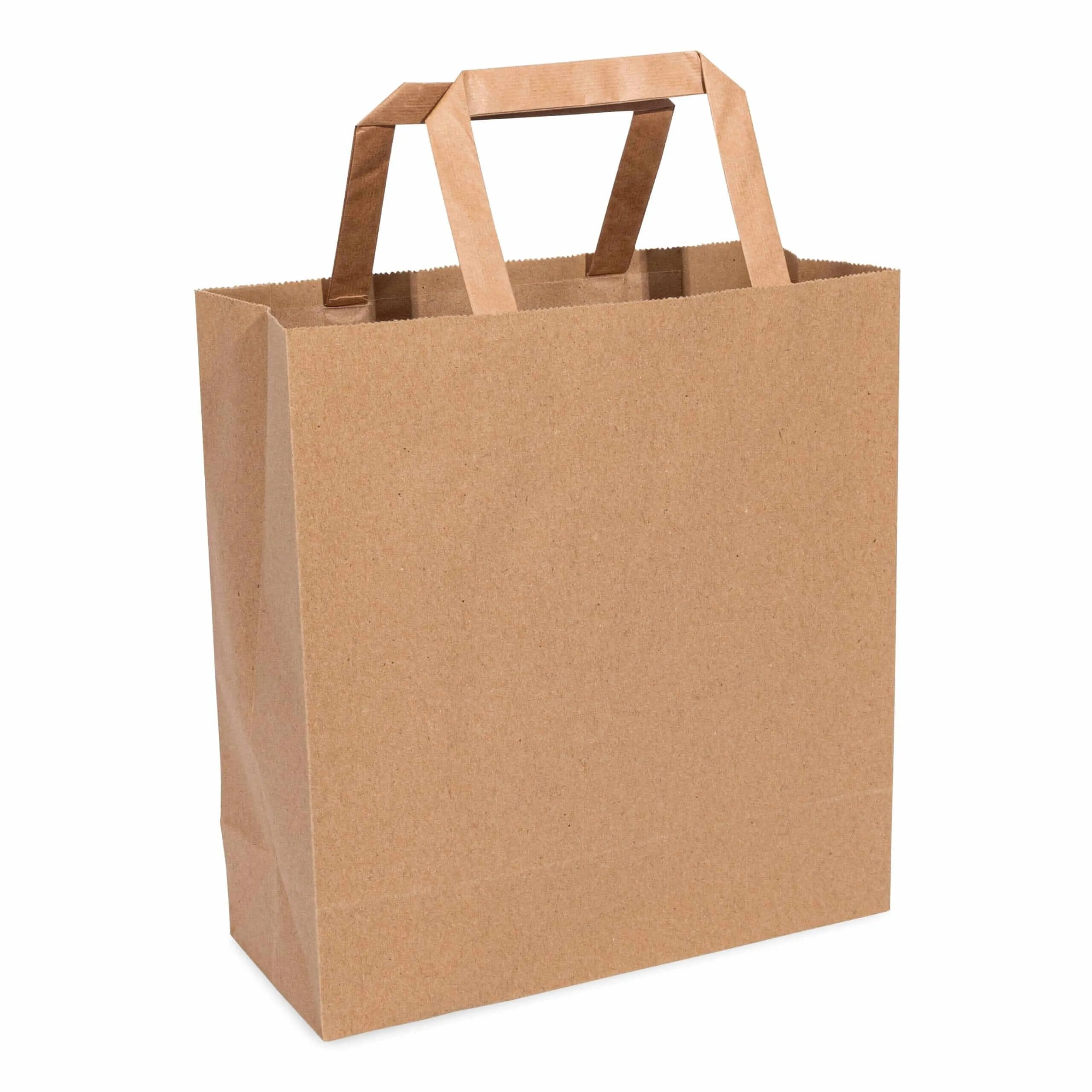 9x4x10 Small Flat Handle Paper Bags