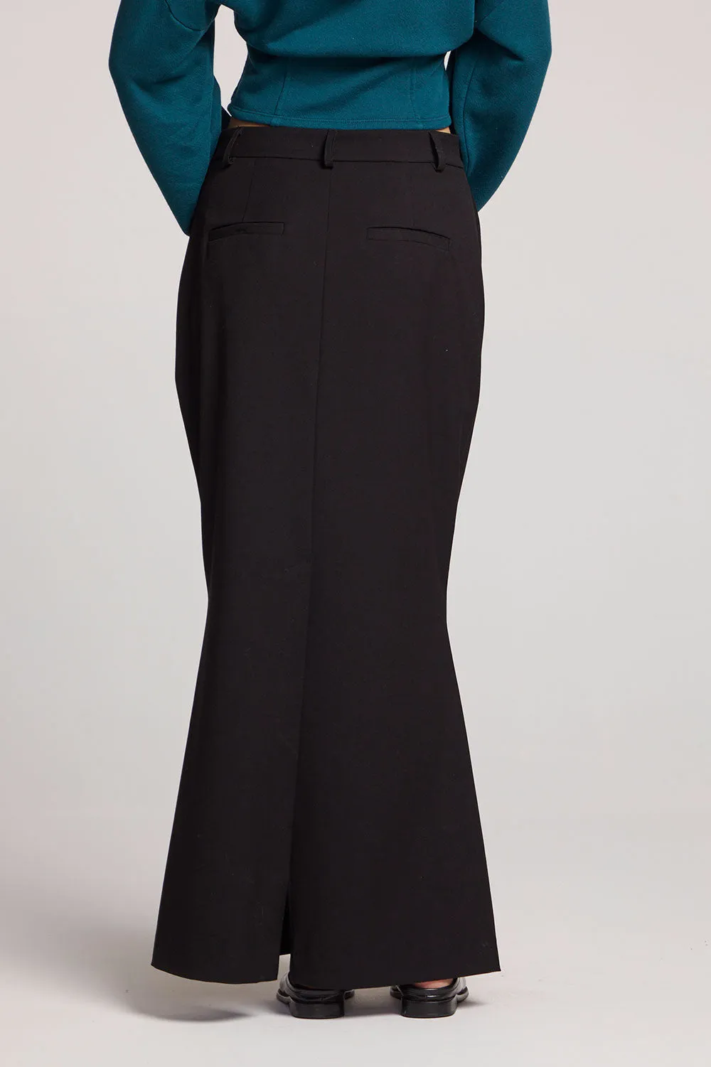 Alden Licorice Maxi Skirt