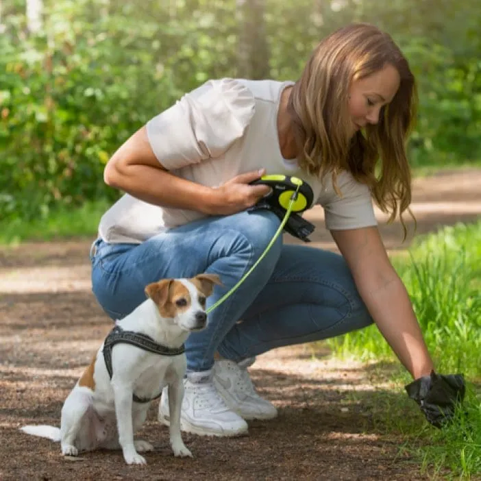 BioBag Compostable Dog Waste Bags - 50 bags black tear off pad