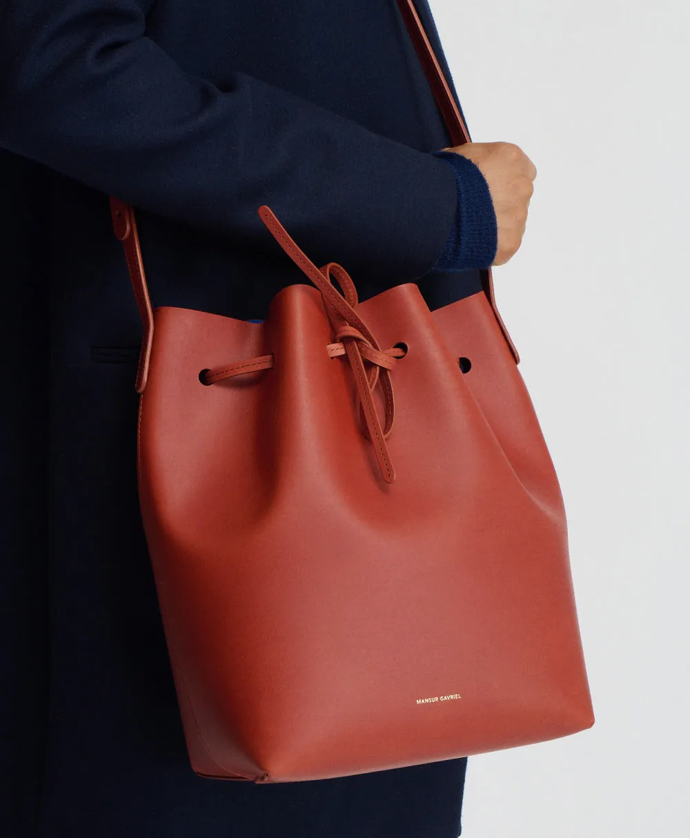 Bucket Bag - Brandy/Royal