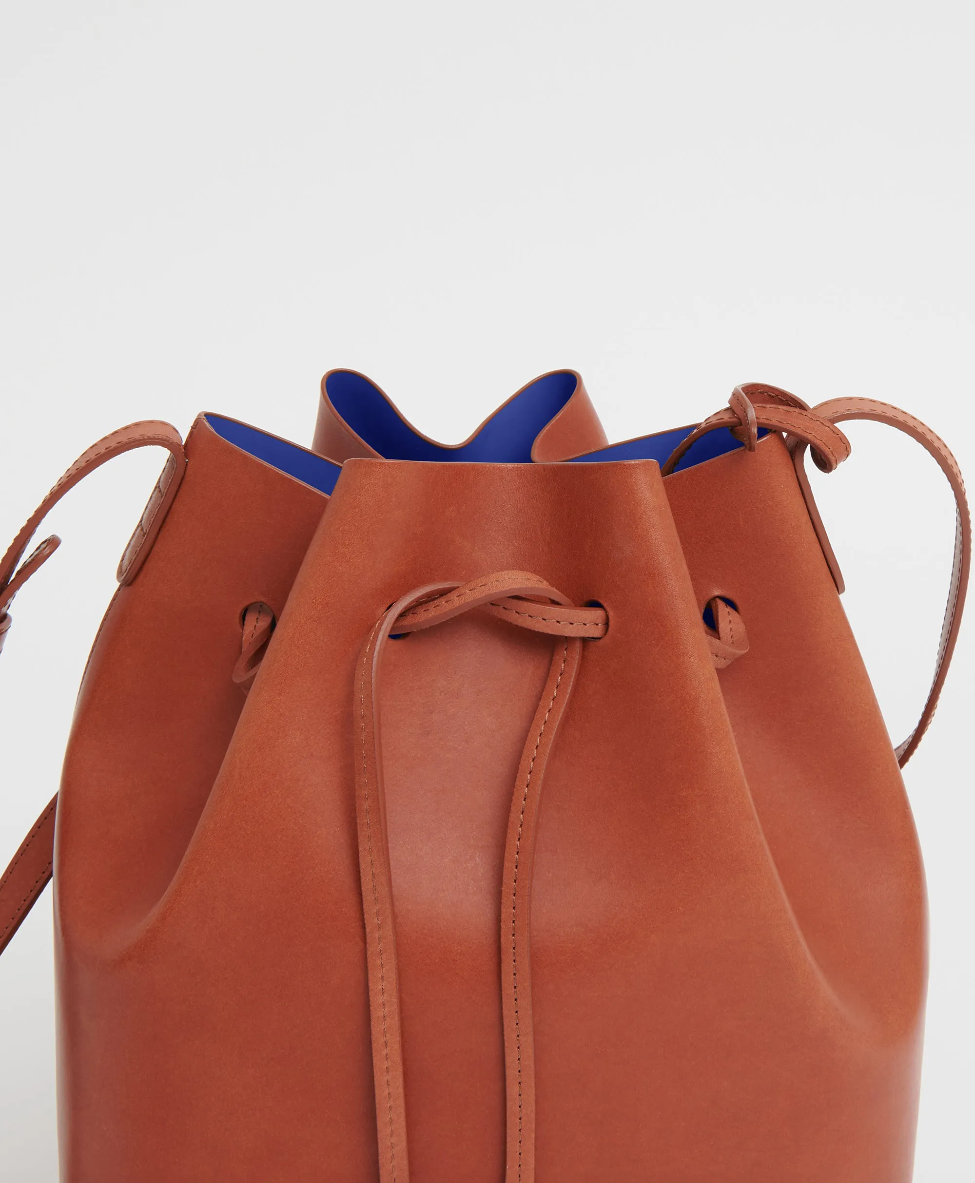 Bucket Bag - Brandy/Royal