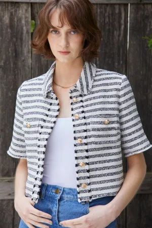 Caroline Tweed Jacket <br> -BORDER-