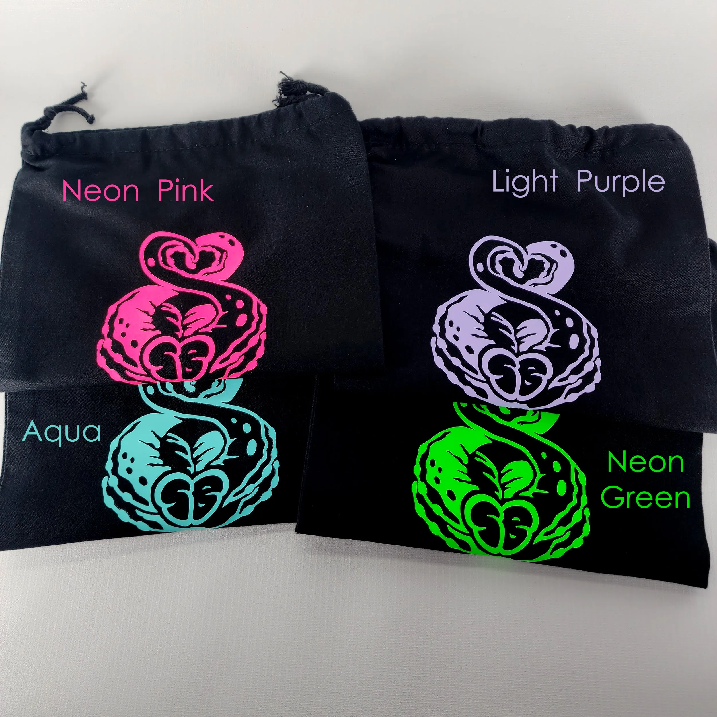 Cotton Toy Bags - Tendril Logo