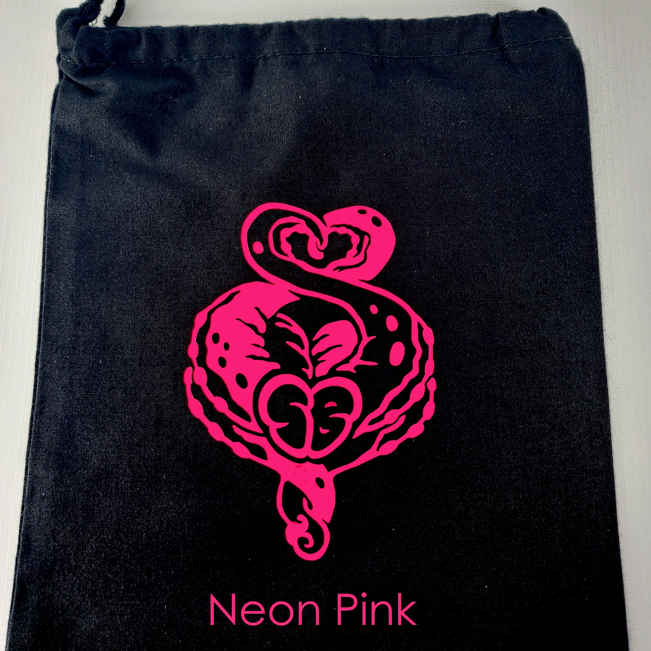 Cotton Toy Bags - Tendril Logo