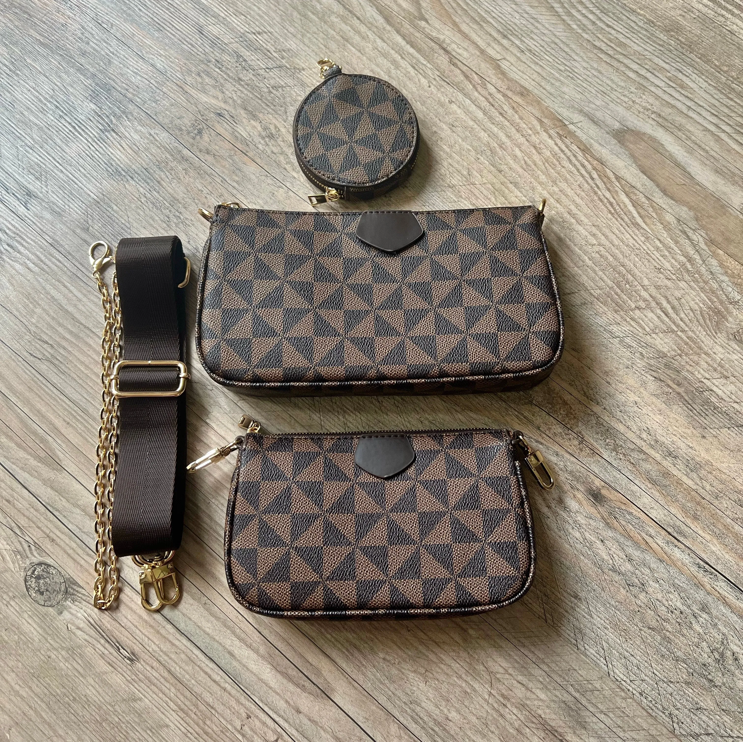 Deluxe 3 Piece Crossbody Set