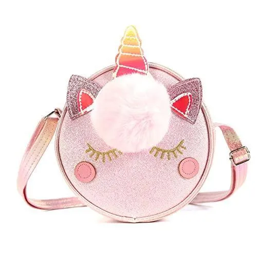 Girl Princess Crossbody Bag with Sequins