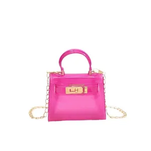 Handbags | Kelly Jelly Bag- Magenta | Little Trendy