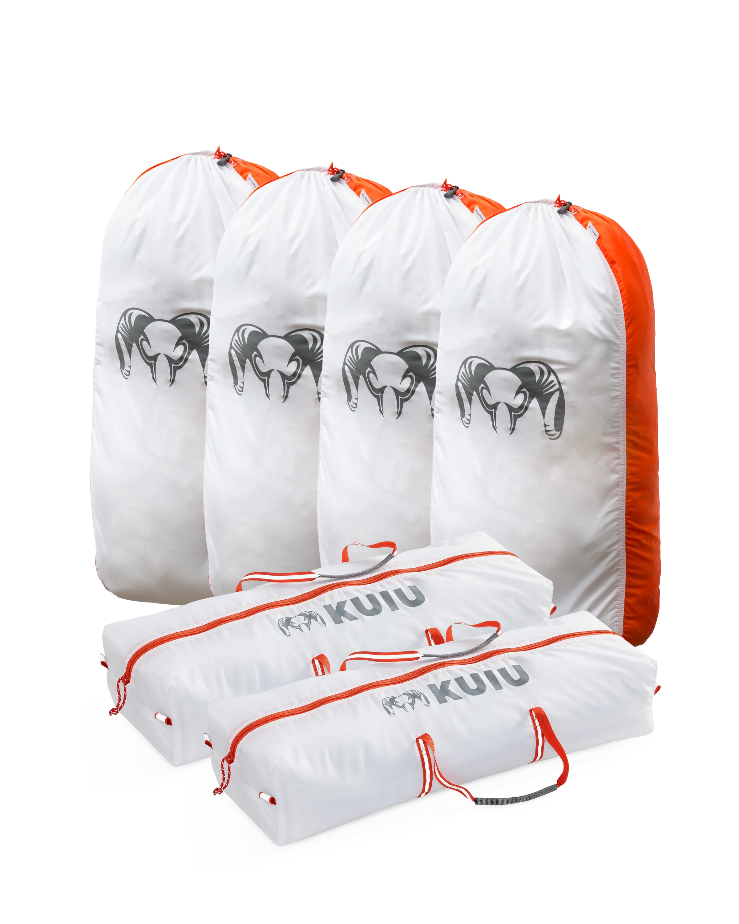 Large Deer/Sheep Medium Game Bag Set | White-Orange