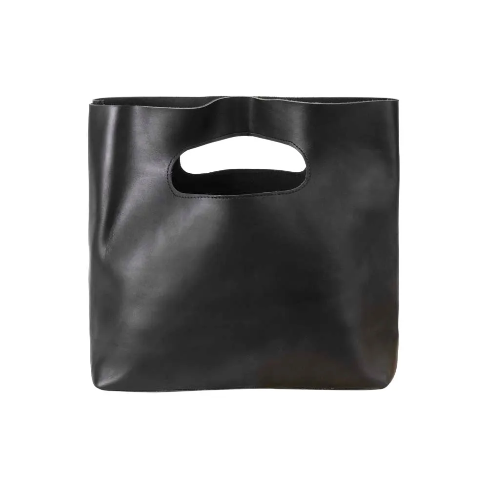 Leather Handbag | Black