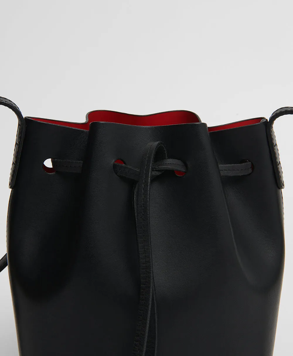 Mini Mini Bucket Bag - Black/Flamma