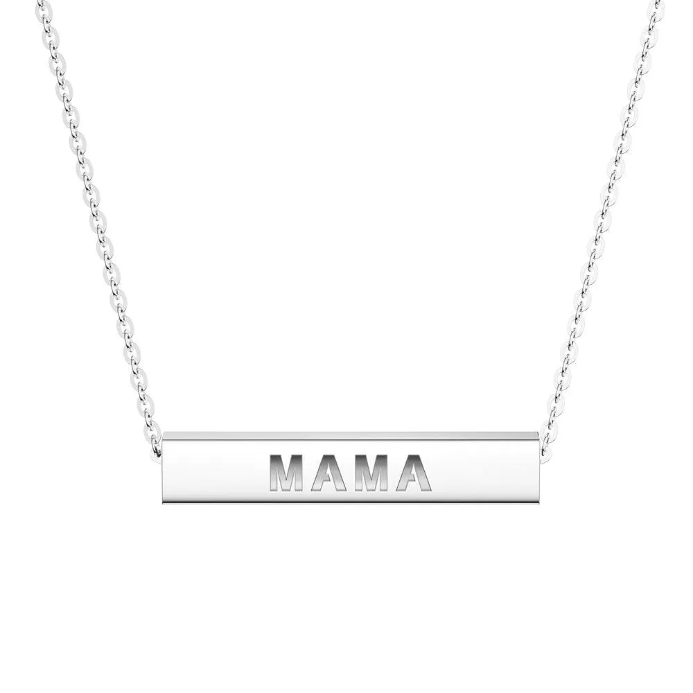 Minimalist "Amor Mama" Necklace