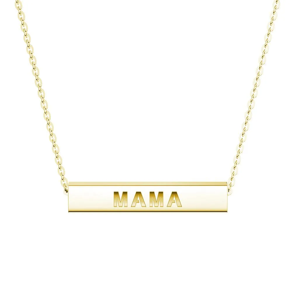 Minimalist "Amor Mama" Necklace