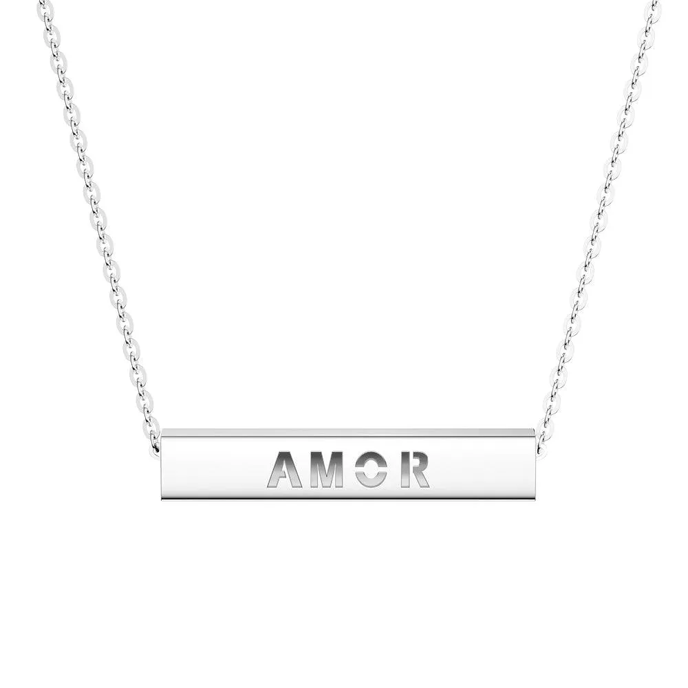 Minimalist "Amor Mama" Necklace