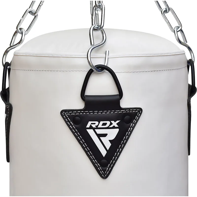 RDX F10 4FT / 5FT WHITE TRAINING PUNCH BAG FOR BOXING & MMA SET