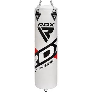 RDX F10 4FT / 5FT WHITE TRAINING PUNCH BAG FOR BOXING & MMA SET