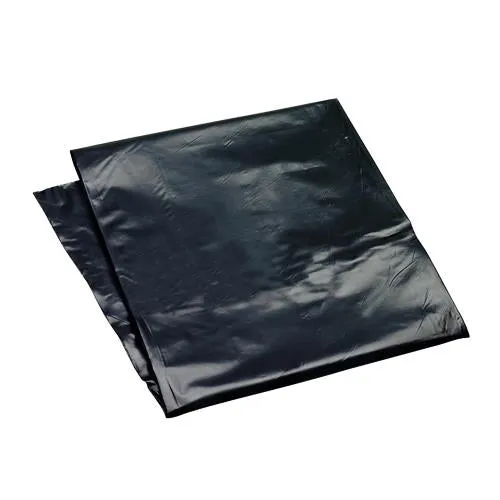 Sak-It™ 12 - 16 Gallon Black Low Density Flat Pack Garbage Bags (24" x 32" | 1.1 Mil) - Case of 500