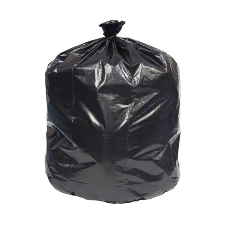 Sak-It™ 12 - 16 Gallon Black Low Density Flat Pack Garbage Bags (24" x 32" | 1.1 Mil) - Case of 500