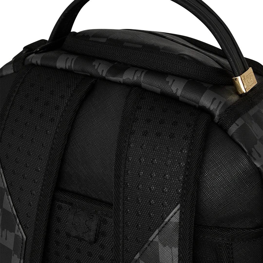 Sprayground Hangover Drip Check Backpack - Black / Grey