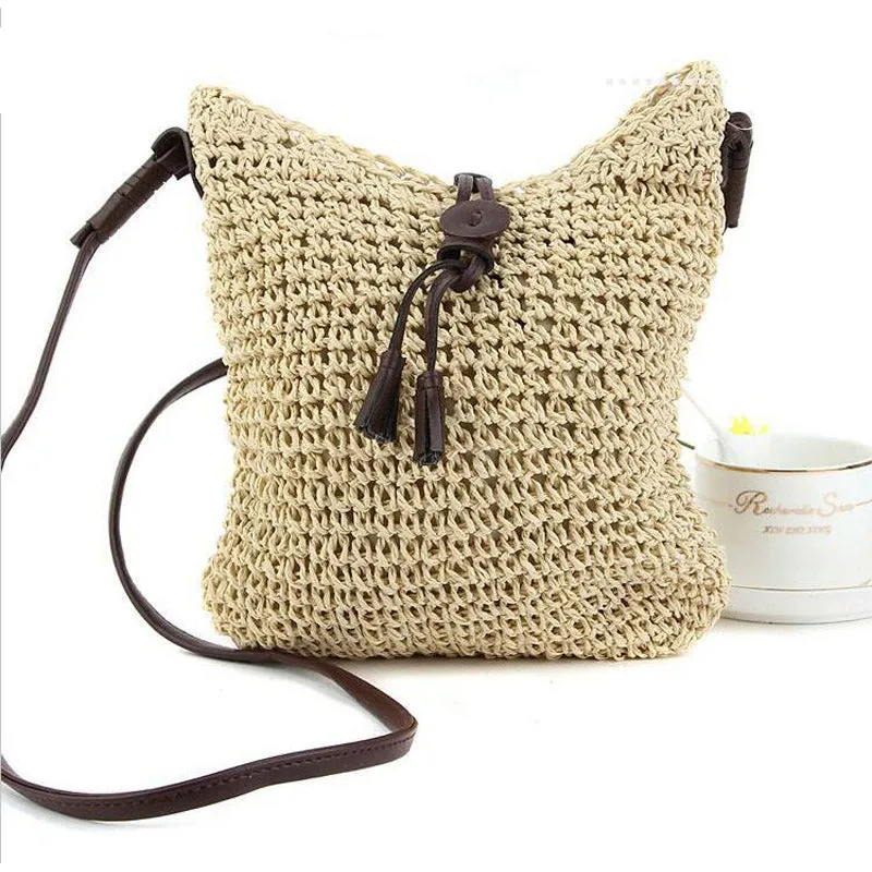 Tassel Bohemian Straw Shoulder Bag