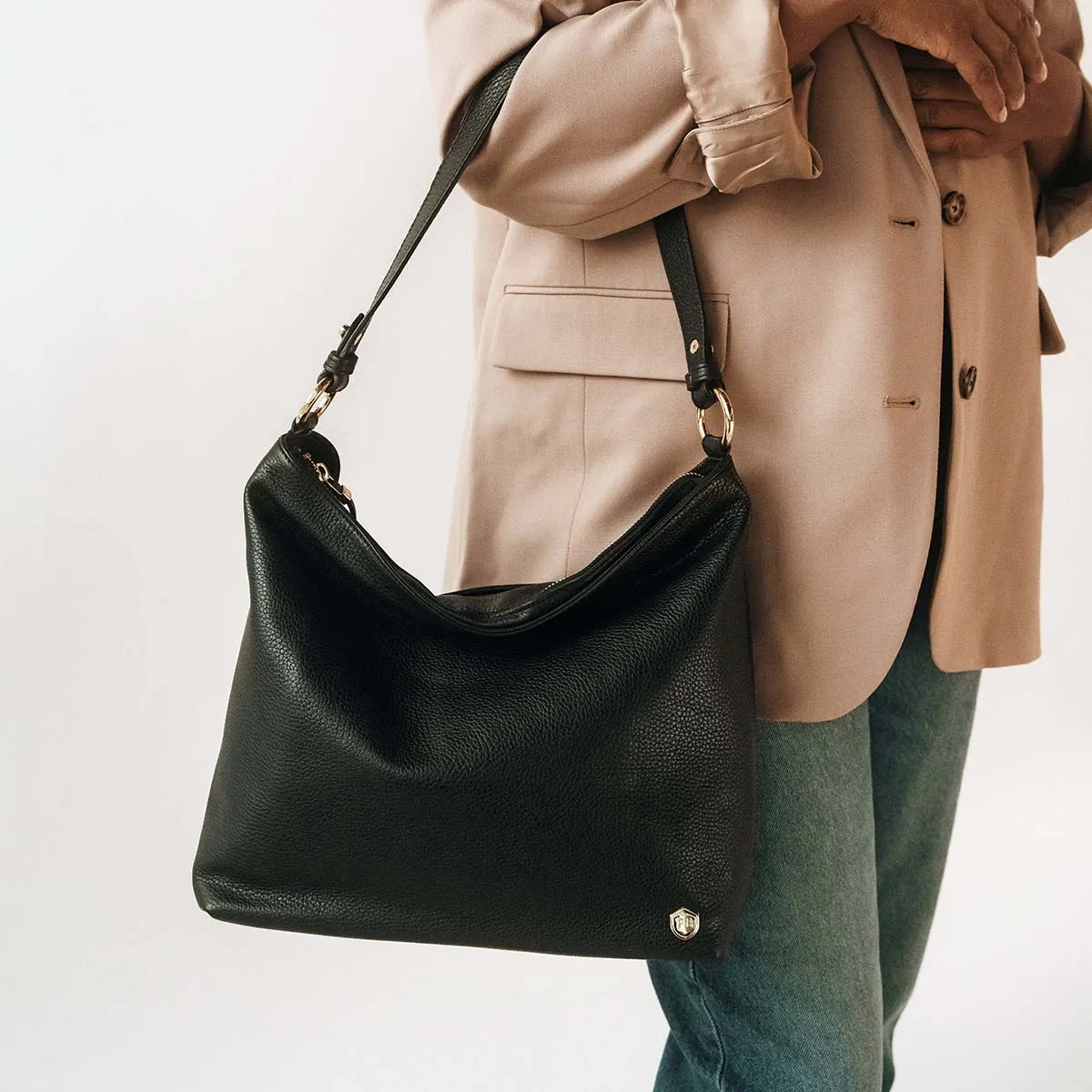 The Weekend Tote Black Pebble