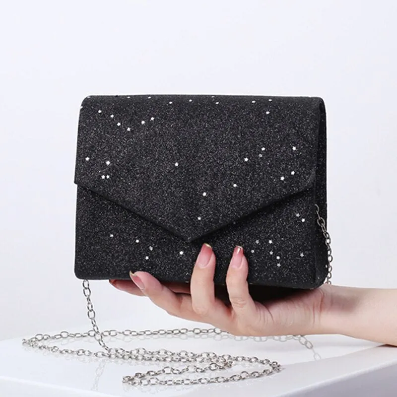 Trendy Sequins Messenger Crossbody Bag